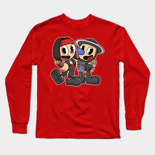 Liu-head & Kung-man Long Sleeve T-Shirt